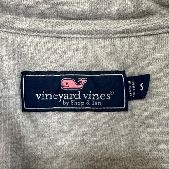 Vineyard Vines Baylor Bears Quarter Zip Pullover Men's‎ Small Gray Sweatshirt - Picture 5 of 10